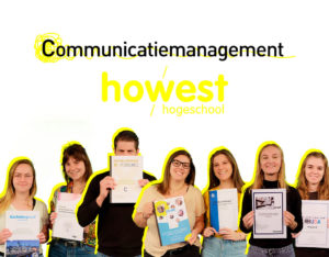 portretten derdejaars communicatiemanagement en track C studenten van Howest, hogeschool West-Vlaanderen campus Kortrijk