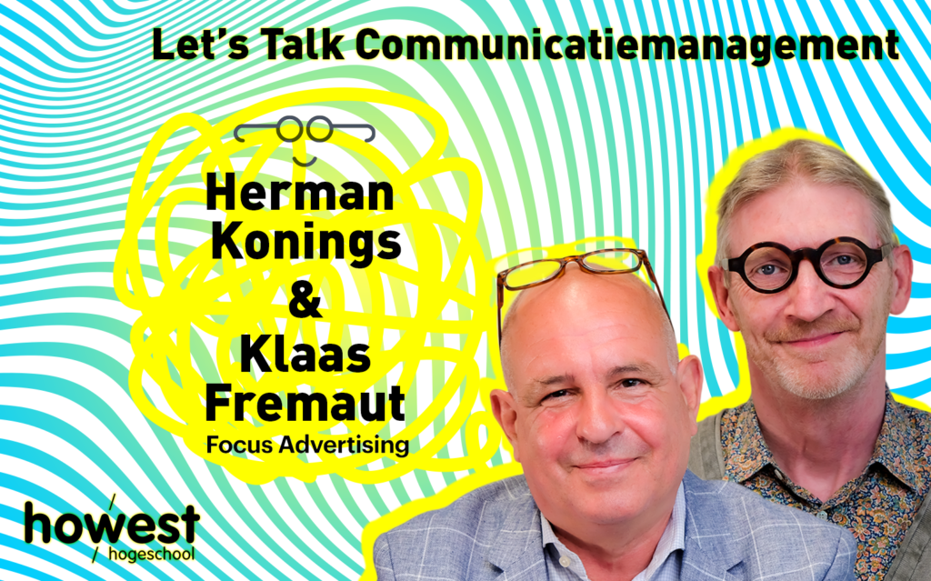 foto van Herman Konings en Klaas Fremaut voor Let's Talk Communicatiemanagement